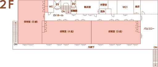 芳野台こども園２階見取図